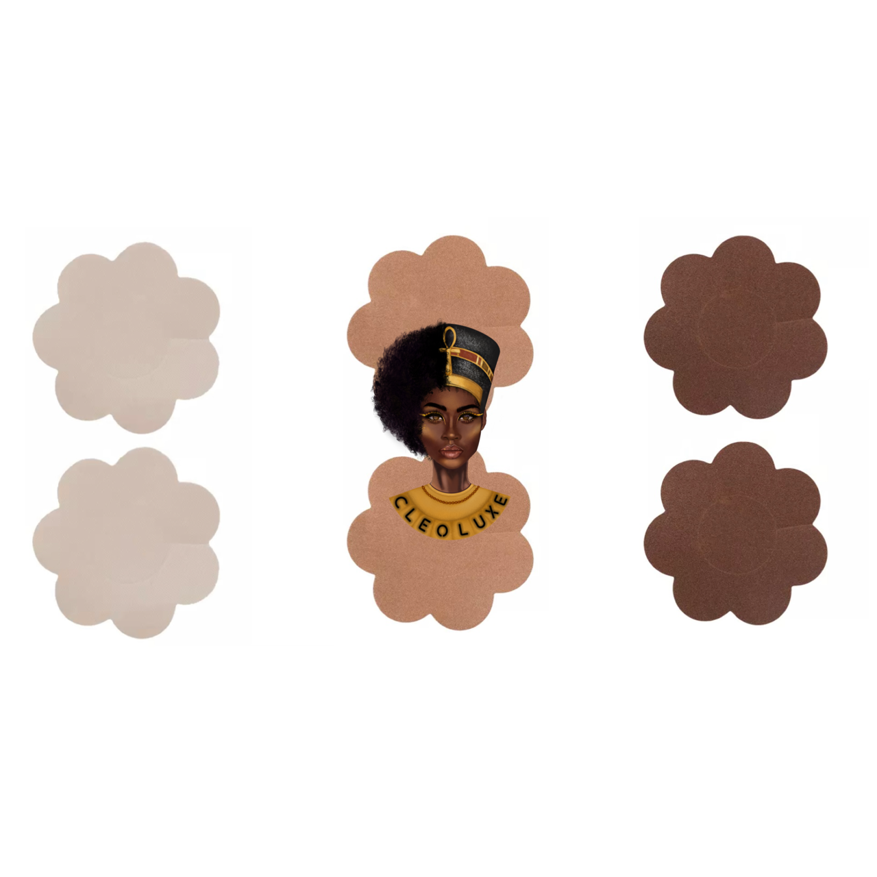 NO SLIPS Fabric Nipple Covers