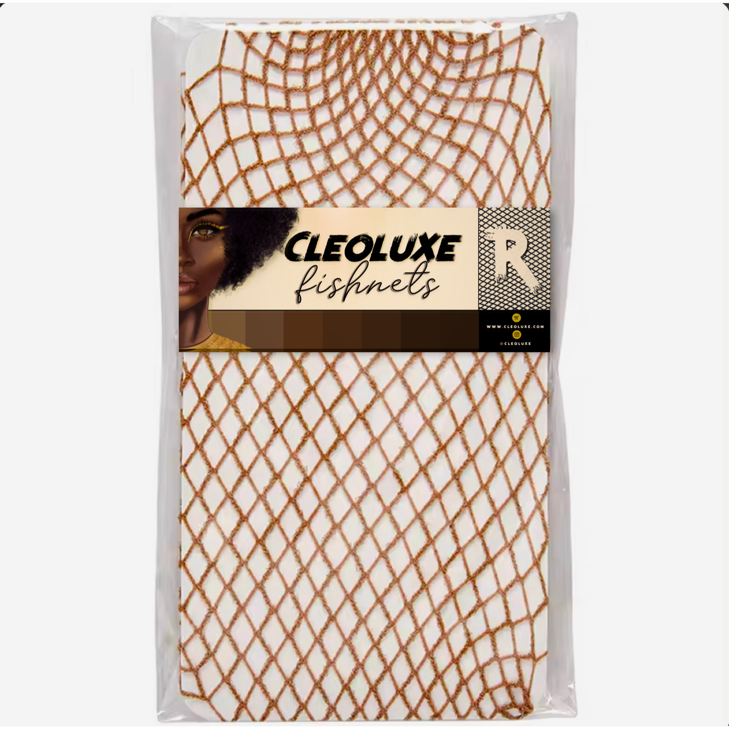 LUXE Glitter Skintone Fishnets